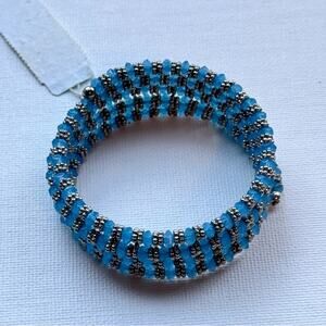 New York & Company Wrap Wrist Beaded  Bracelet